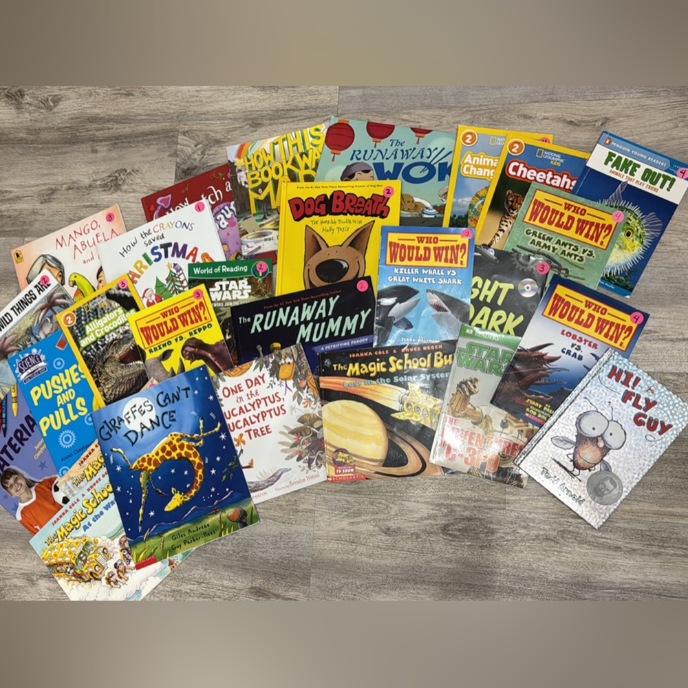 Children's Book Collection with Colorful Covers